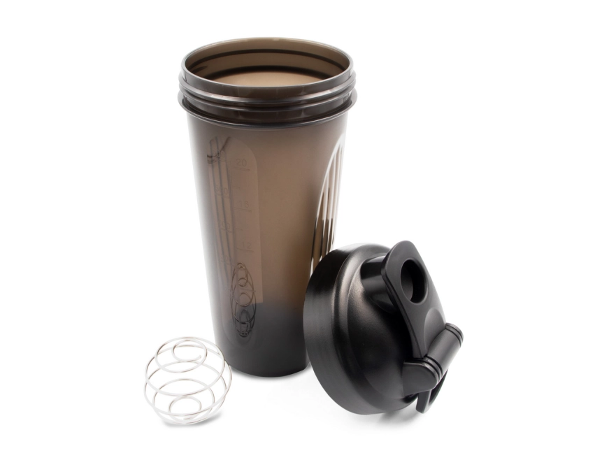 Urelles shaker do odżywek 750 ml czarny z kulką