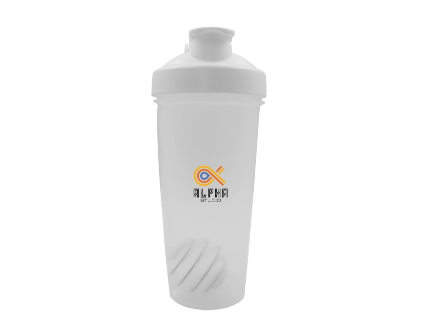Urelles szejker do białka 750 ml biały z logo