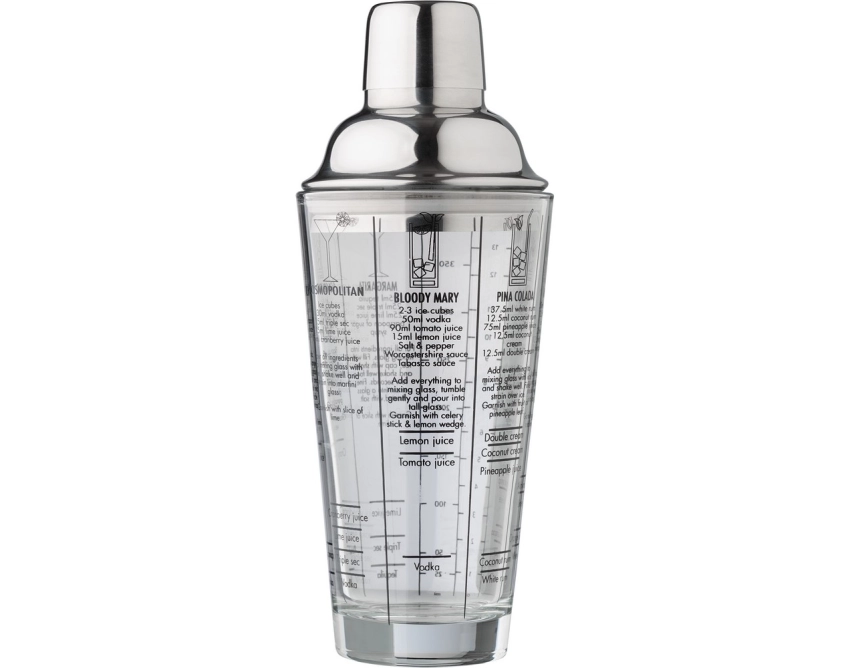 Shaker do drinków 400 ml w neutralnej kolorystyce