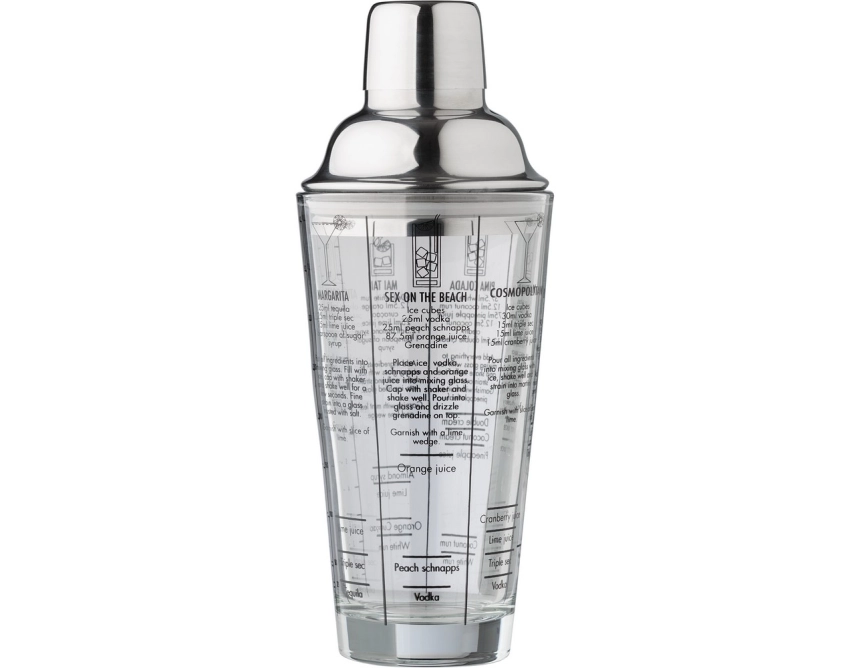 Shaker do drinków 400 ml w neutralnej kolorystyce