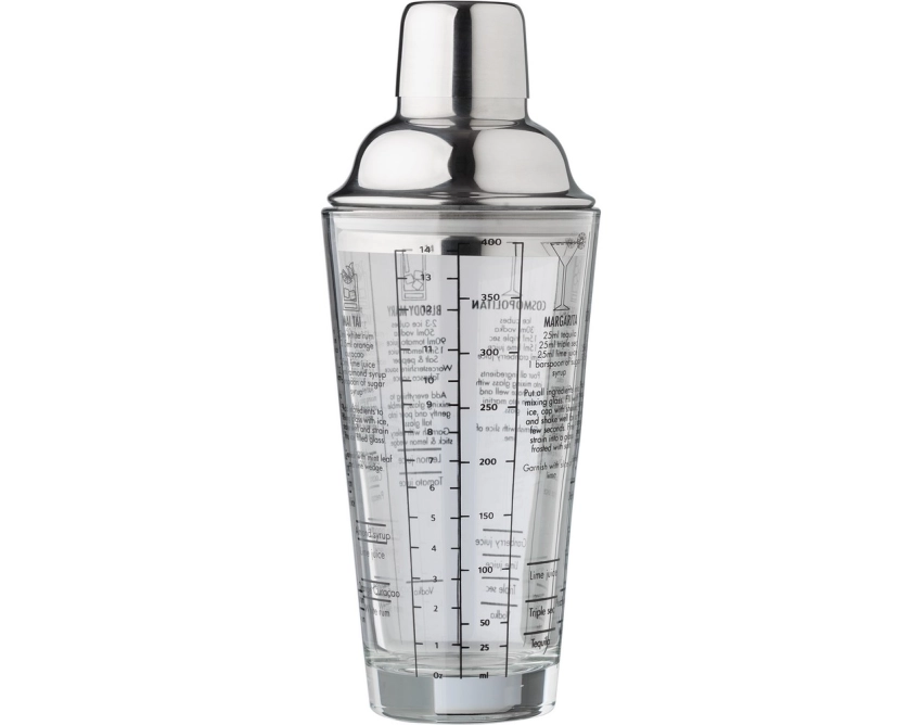 Shaker do drinków 400 ml w neutralnej kolorystyce