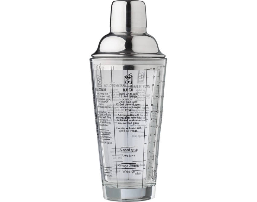 Shaker do drinków 400 ml w neutralnej kolorystyce