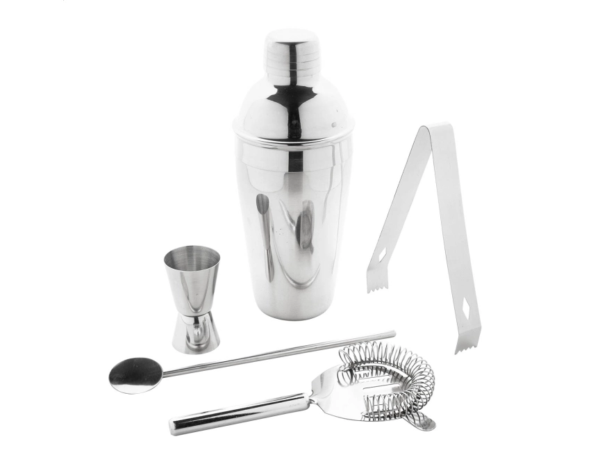 Sidecar shaker do koktajli 550 ml, srebrny