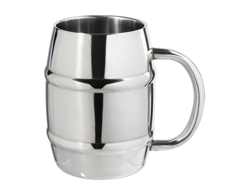 Julep kubek metalowy z grawerem 450 ml srebrny