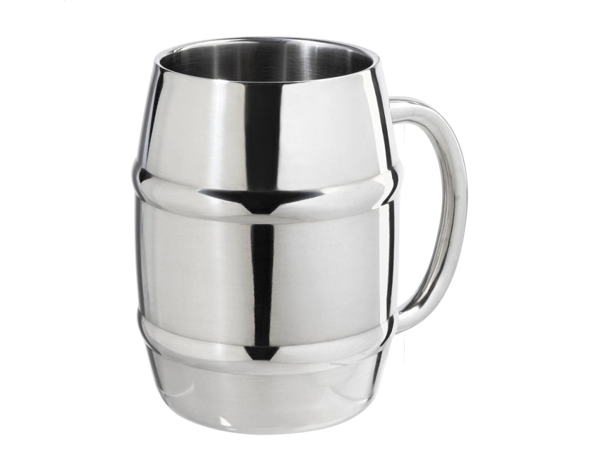 Julep kubek metalowy z grawerem 450 ml srebrny