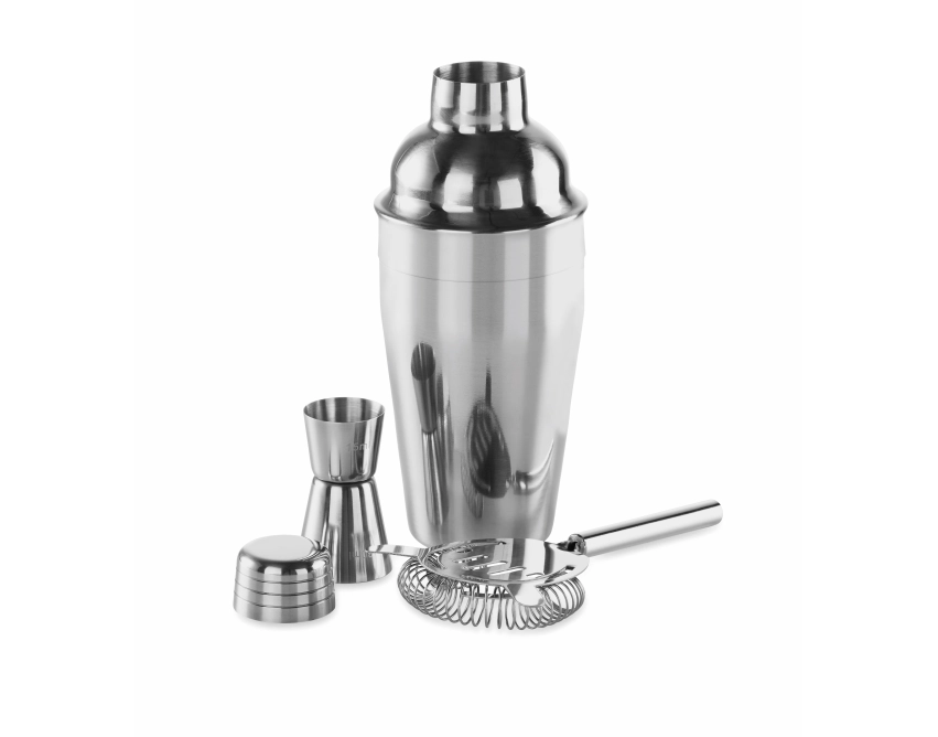 Fizz shaker do koktajli 500 ml srebrny błyszczący