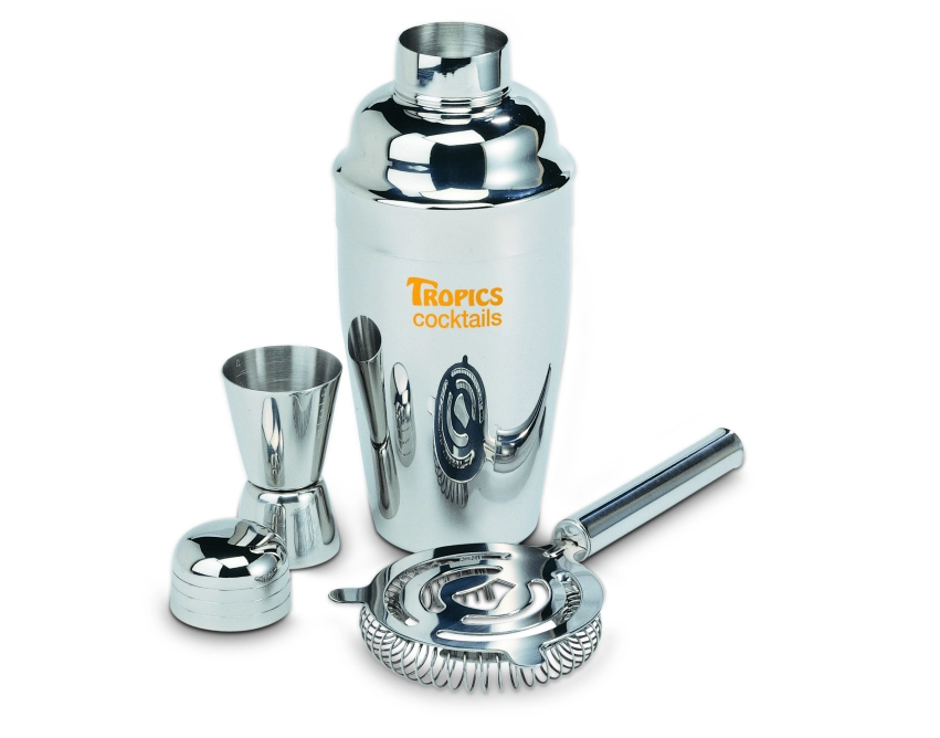 Fizz shaker do koktajli 500 ml srebrny błyszczący