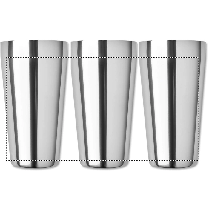 Schemat znakowania dla Nadruk UV 360° - RD2 na gadżecie: Shaker Boston do drinków 750 ml ze stali nierdzewnej