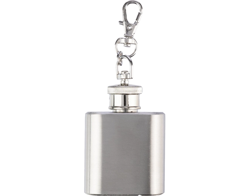 Mini piersiówka personalizowana 30 ml srebrna
