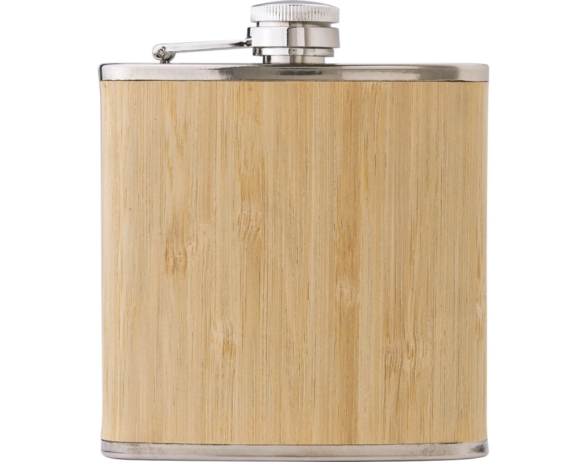 Piersiówka personalizowana 175 ml, brązowa