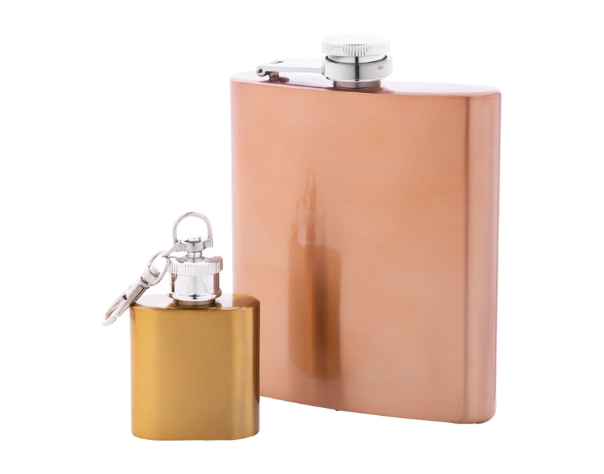 RSS piersiówka personalizowana różowa 200 ml