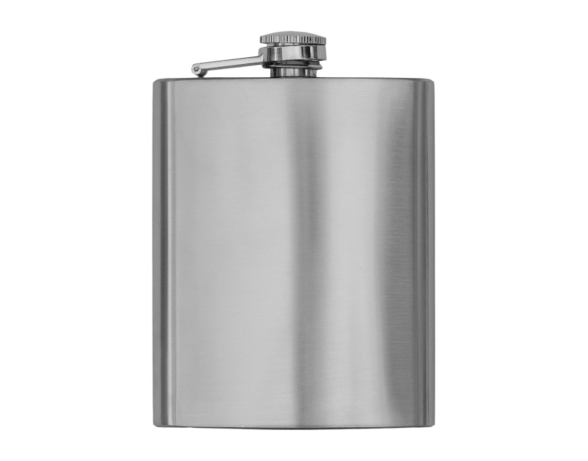 Lucan piersiówka na prezent 230 ml, srebrna