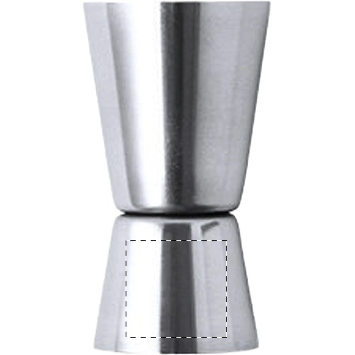 Schemat znakowania dla Grawerowanie laserowe (personalizacja) - NE3 na gadżecie: Sidecar shaker do koktajli 550 ml, srebrny