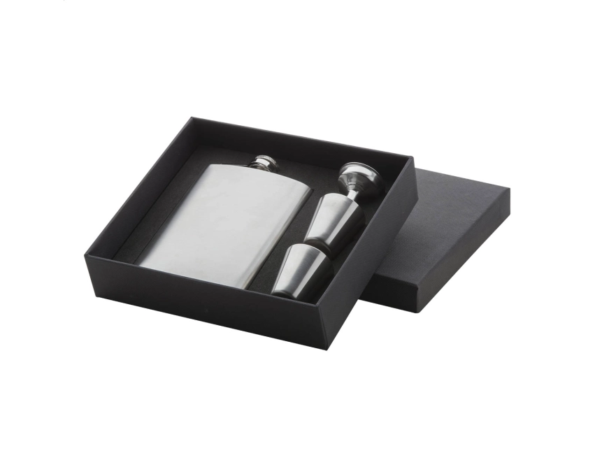 Shackleton piersiówka z grawerem 230 ml, srebrna