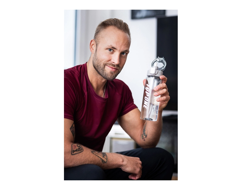 Amad butelka na wodę z tritanu 800 ml, szara