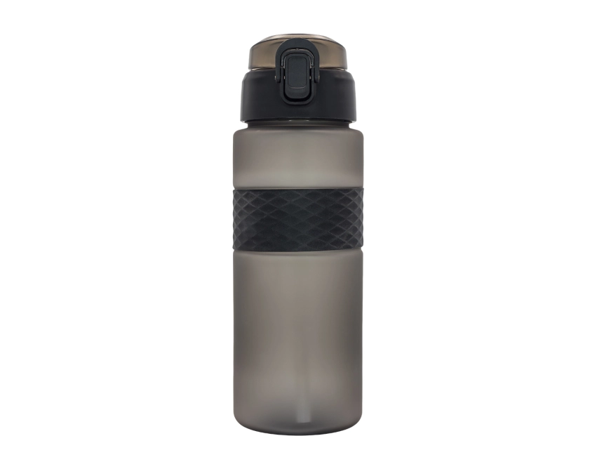 Noviq bidon z logo 700 ml, czarny ze słomką