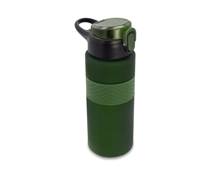 Noviq bidon sportowy z nadrukiem 700 ml ciemnozielony