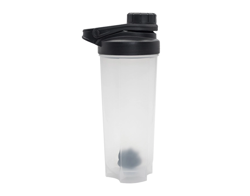 SmoothMix shaker do odżywek 700 ml, czarny