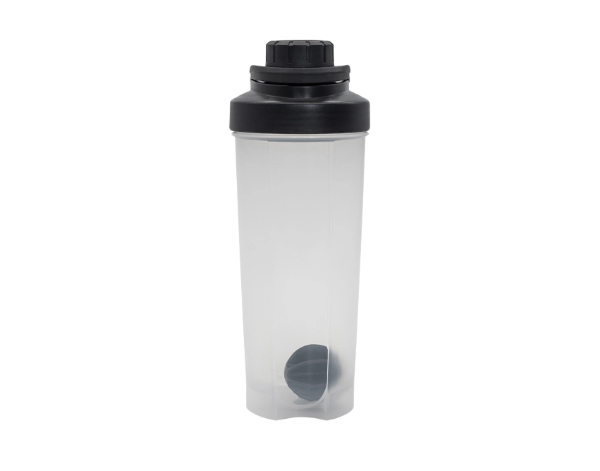 SmoothMix shaker do odżywek 700 ml, czarny