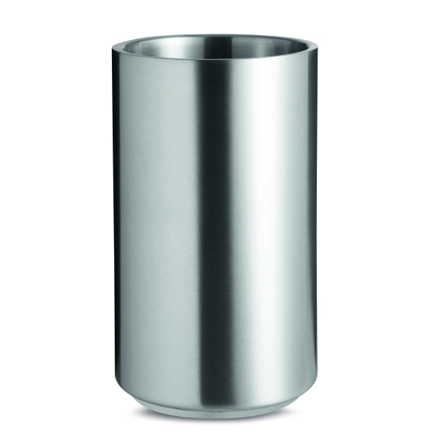 Coolio pojemnik do wina z logo 750 ml, srebrny mat
