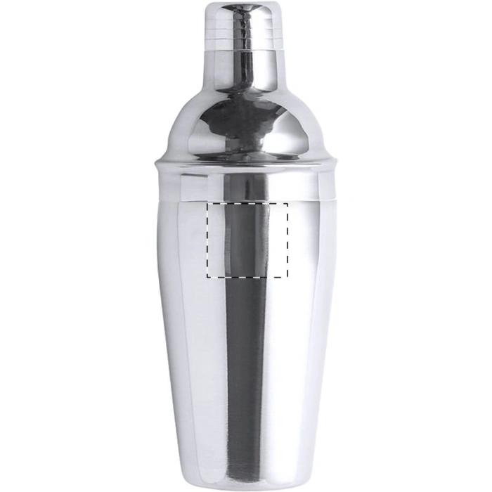 Schemat znakowania dla Grawerowanie laserowe (personalizacja) - NE3 na gadżecie: Coleman shaker do koktajli 550 ml, srebrny