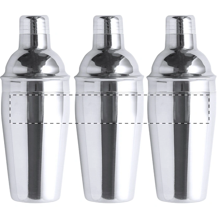 Schemat znakowania dla Grawerowanie laserowe - ER2 na gadżecie: Sidecar shaker do koktajli 550 ml, srebrny