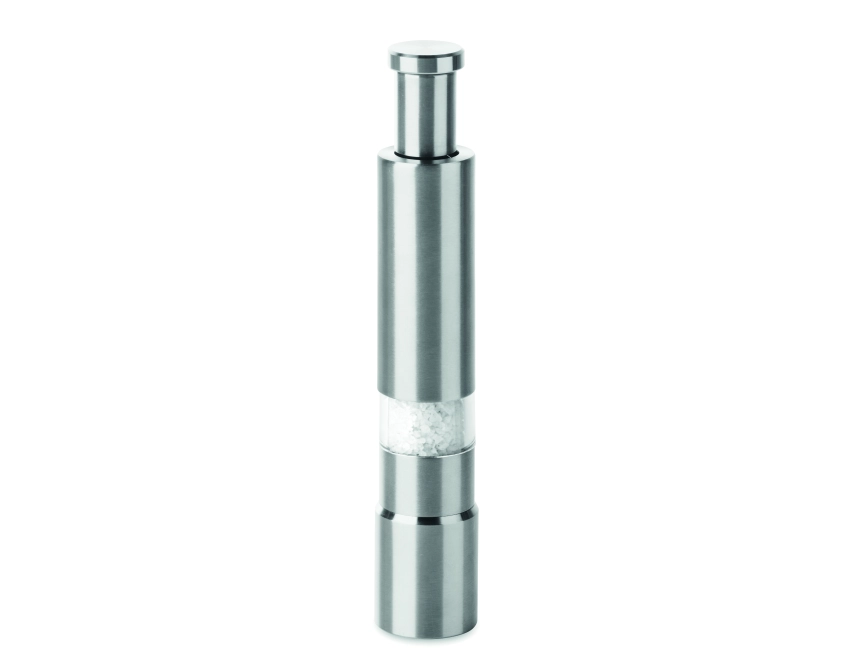 Pressy młynek do soli i pieprzu 15,3 cm srebrny mat
