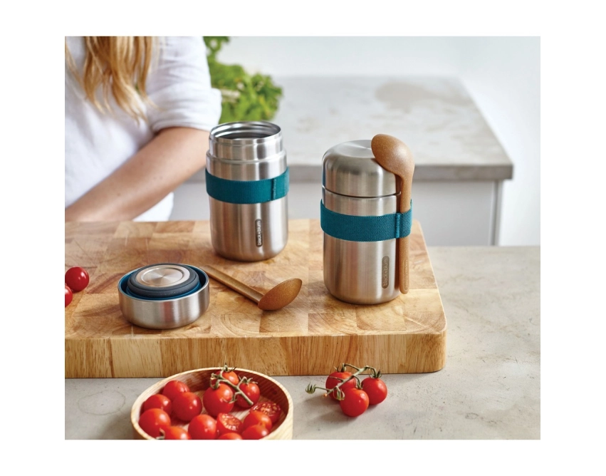 Black+Blum pojemnik termiczny 400 ml, zielony pasek