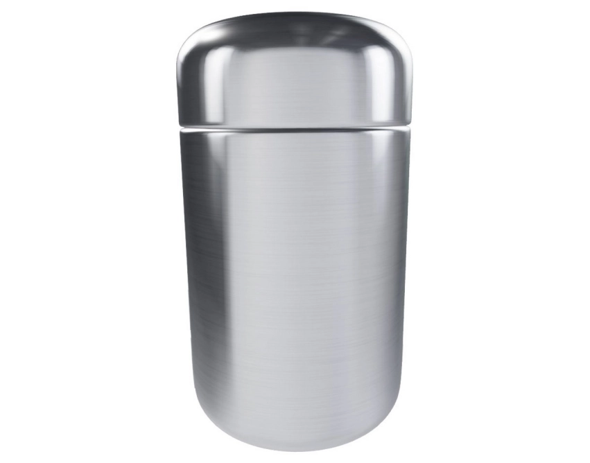Black+Blum lunchbox z logo 400 ml, pomarańczowy pasek