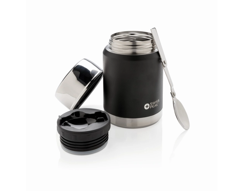 Swiss Peak Elite lunchbox z logo 500 ml czarny