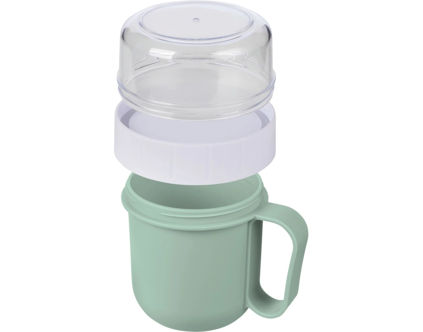 Pudełko na żywność 450 ml jasnozielone z logo