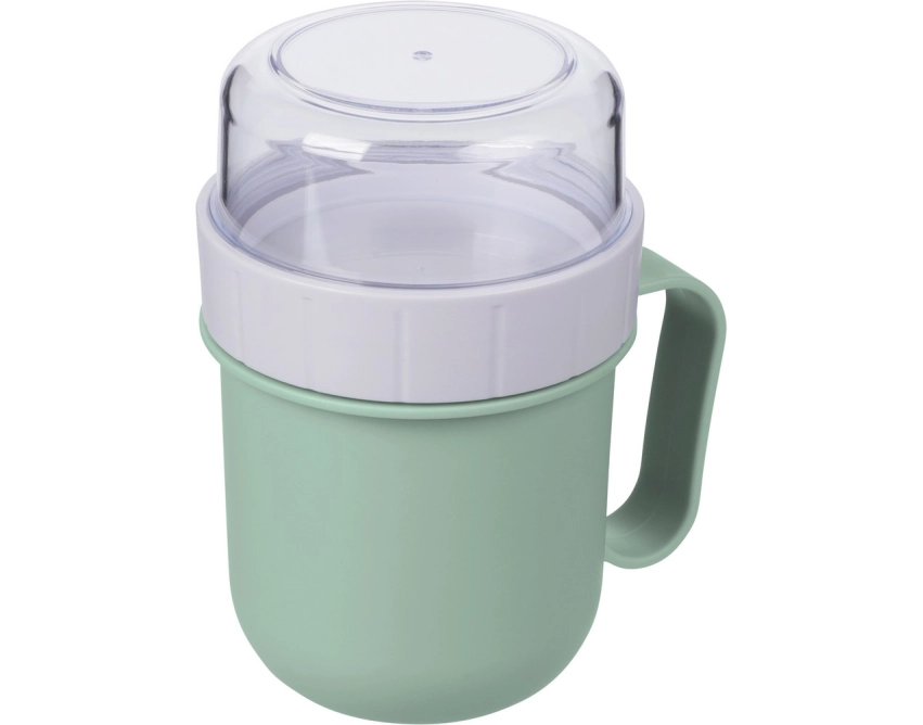 Pudełko na żywność 450 ml jasnozielone z logo
