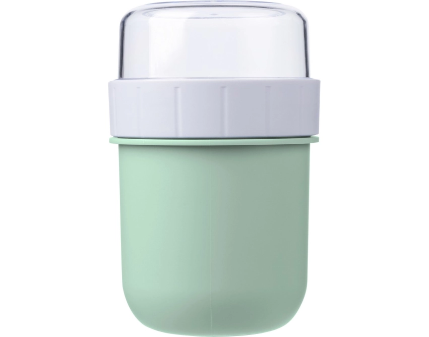 Pudełko na żywność 450 ml jasnozielone z logo