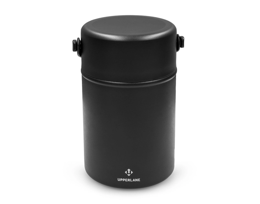 Lunchbox Upperlane z logo 500 ml – czarny matowy