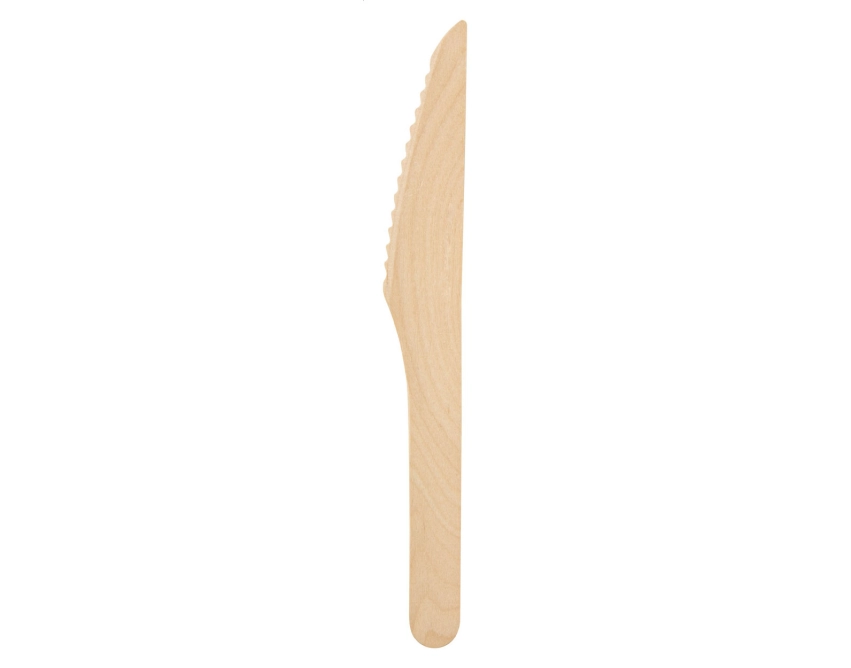 Nóż reklamowy z naturalnego drewna 165 × 21 mm