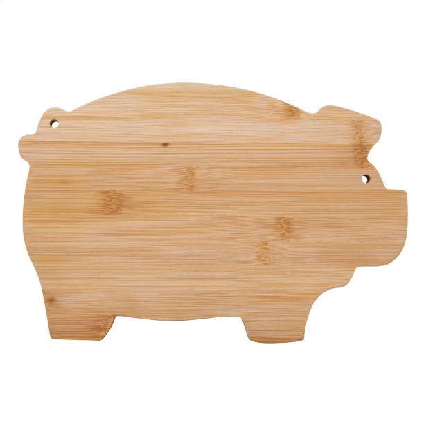 Deska Mangalica bambusowa do krojenia – świnka