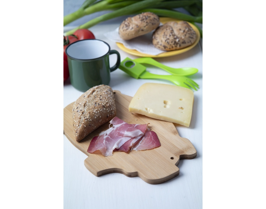 Deska Mangalica bambusowa do krojenia – świnka