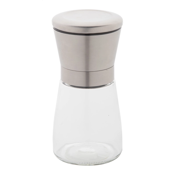 Szklany młynek do soli i pieprzu z logo 180 ml