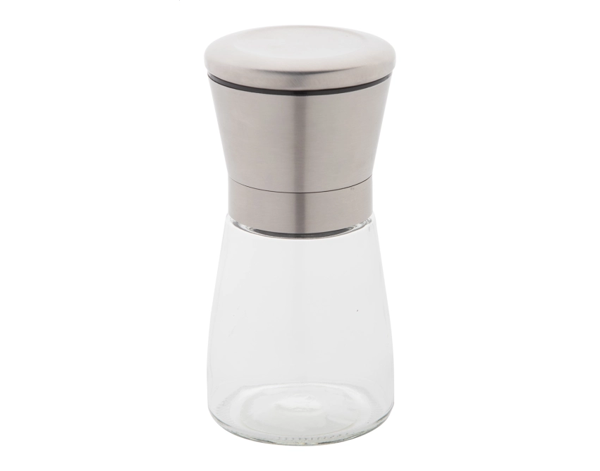 Szklany młynek do soli i pieprzu z logo 180 ml