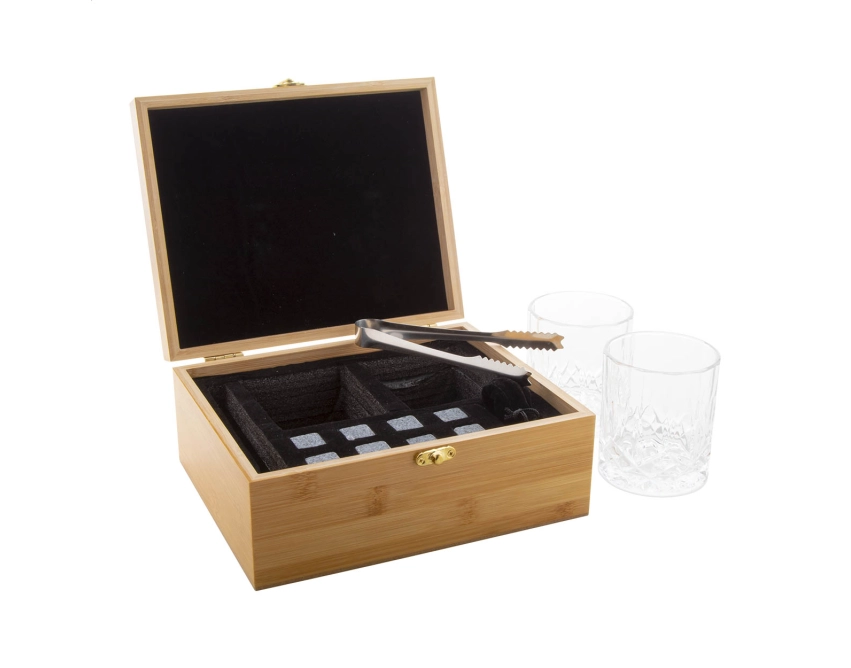 Speyside zestaw do whisky w bambusowym pudełku