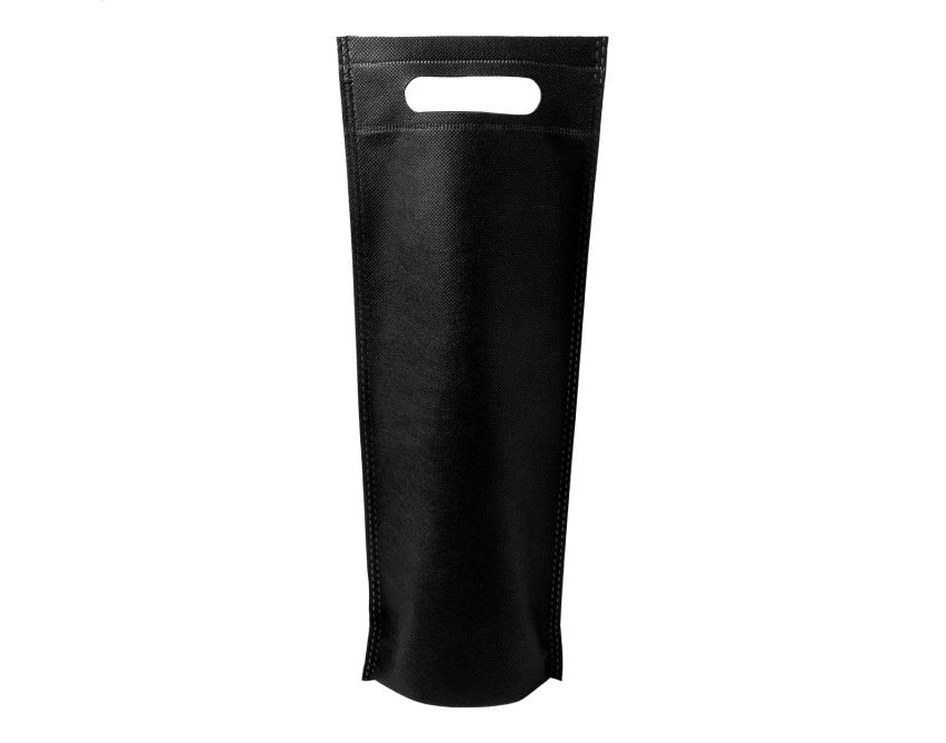 Mosel torba non woven z logo – czarna na wino