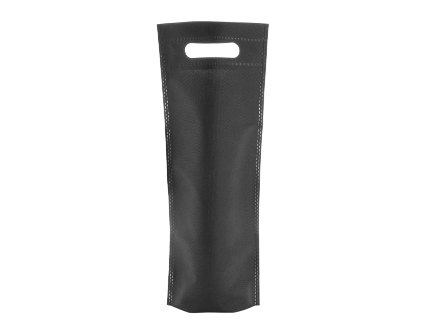 Mosel torba non woven z logo – czarna na wino