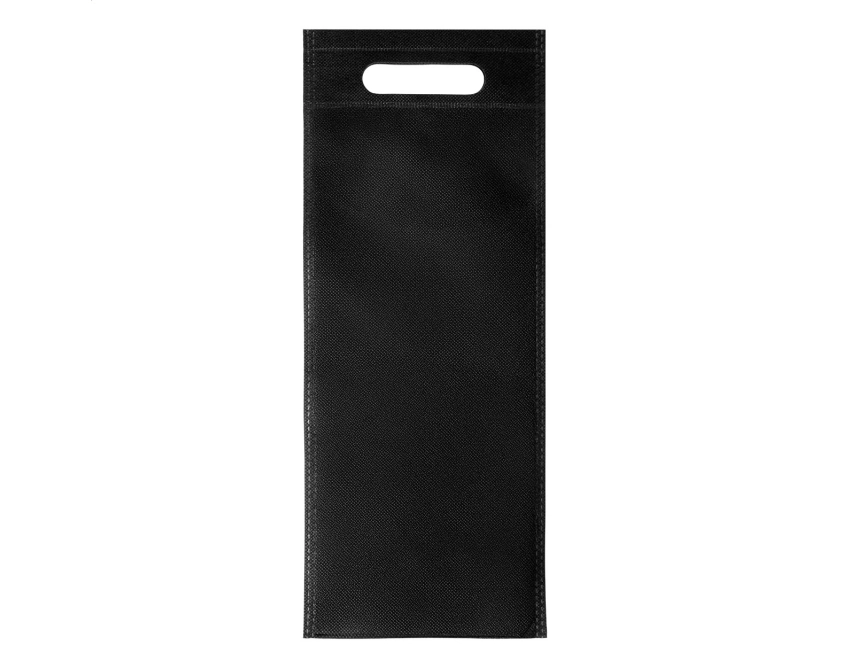 Mosel torba non woven z logo – czarna na wino