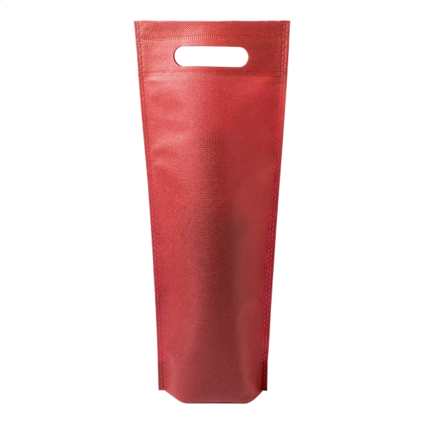Mosel torba non woven z nadrukiem na wino bordo