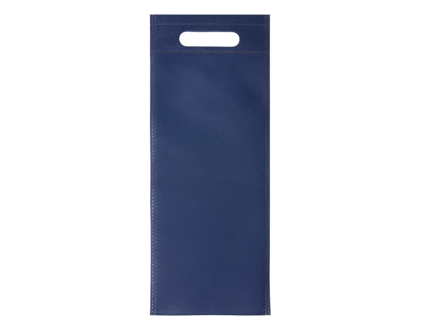 Torba non woven z nadrukiem ciemnoniebieska na wino
