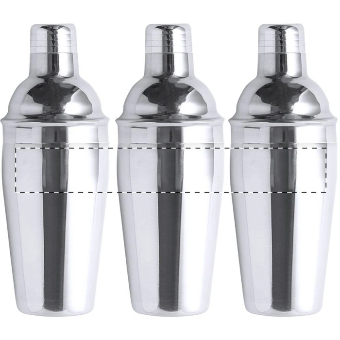 Schemat znakowania dla Grawerowanie laserowe (personalizacja) - NER2 na gadżecie: Coleman shaker do koktajli 550 ml, srebrny