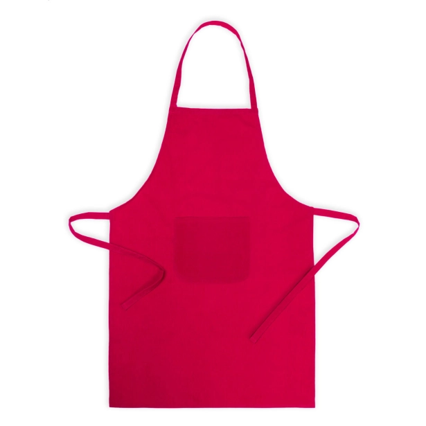Choux fartuch reklamowy czerwony 650 × 900 mm