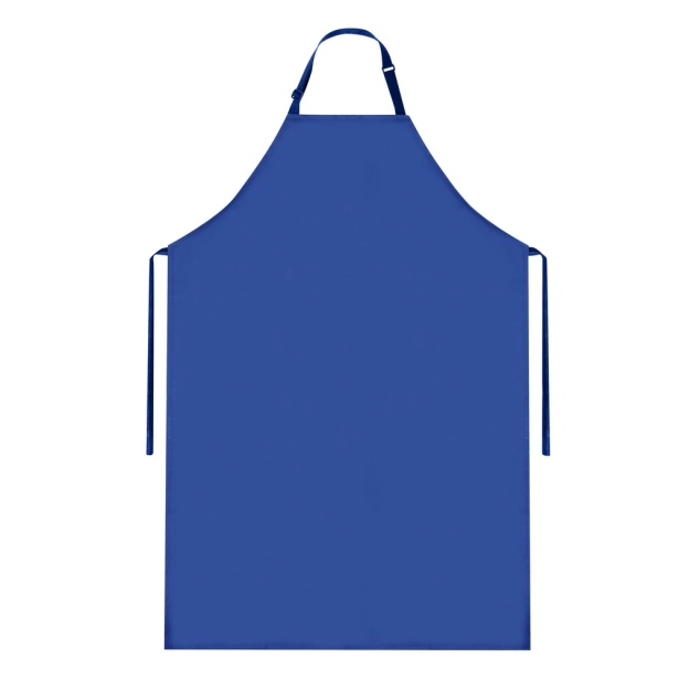 Niebieski fartuch kuchenny z PVC 70 × 105 cm