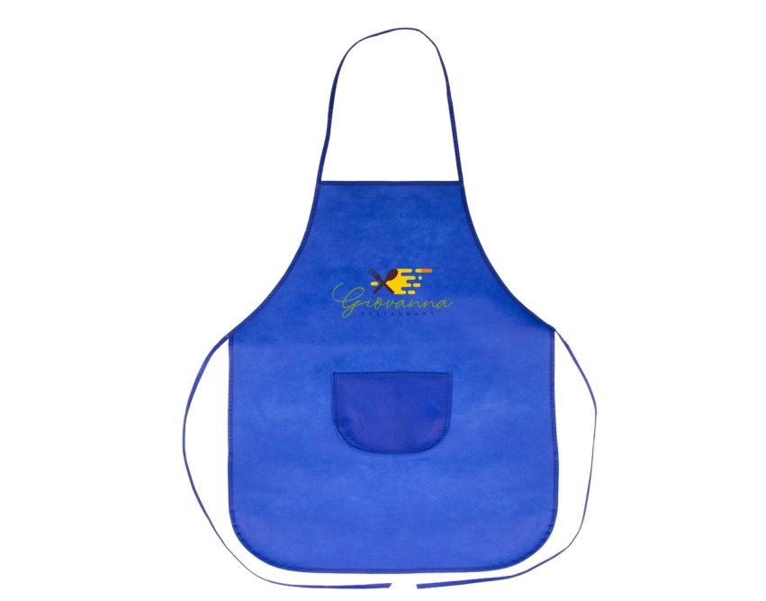 Nedina fartuch kuchenny granatowy non-woven z czapką