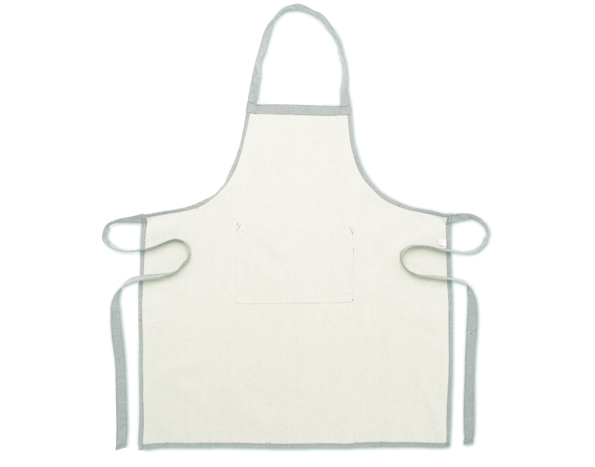 Cuina fartuch kuchenny z logo szary 81 × 90 cm